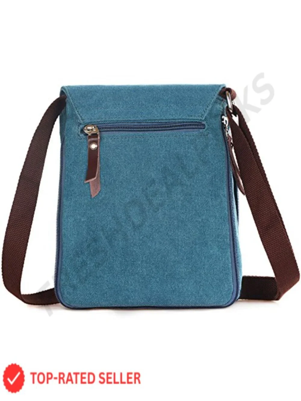 Vintage Canvas Leather Messenger Crossbody Bag Pack Organizer